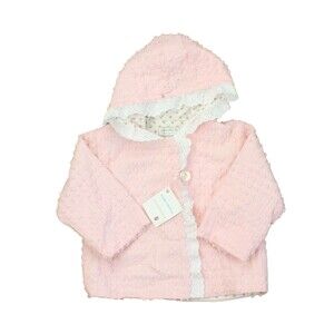 Sweet Caroline Boys Pink | White Cardigan size: 18 Months